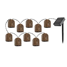 Rabalux RUPIT kültéri solar dekor lámpa műanyag, fekete, barna, LED, 3000K, 0.6W, 5lm, IP44 - 77047