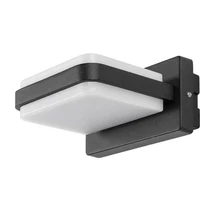 Rabalux GENDT kültéri fali lámpa fém, műanyag, fekete, fehér, LED, 3000K, 12W, 800lm, IP44 - 77061