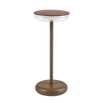 Rabalux KONIN kültéri asztali lámpa fém, műanyag, barna, áttetsző, LED, 3000K, 6W, 60lm, IP44 - 77089