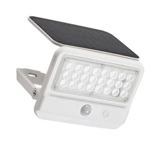 Rabalux FLAXTON kültéri solar fali lámpa mozgásérzékelővel műanyag, fehér, áttetsző, LED, 4000K, 7W, 700lm, IP54 - 77090