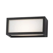 Rabalux LUBLIN kültéri fali lámpa fém, műanyag, fekete, fehér, LED, 4000K, 10W, 480lm, IP54 - 77099