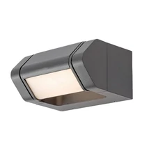 Rabalux MEDNA kültéri fali lámpa fém, műanyag, antracit, fehér, LED, 3000K, 8W, 530lm, IP54 - 77103