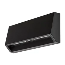Rabalux IBAR kültéri fali lámpa műanyag, fekete, áttetsző, LED, 3W, 250lm, 3000K, IP54 - 77109