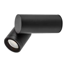 Rabalux ENOL kültéri fali lámpa fém, üveg, fekete, áttetsző, GU10, IP44 - 77110