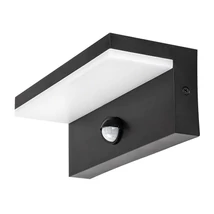 Rabalux ZARAGOZA kültéri fali lámpa mozgásérzékelővel műanyag, fekete, fehér, LED, 9W, 800lm, 2700K-4000K-6500K, IP54 - 77115