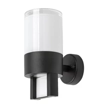 Rabalux LEITHA kültéri fali lámpa fém, műanyag, fekete, fehér, LED, 12W, 740lm, 3000K, IP44 - 77130