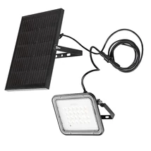 Rabalux MELK kültéri szolár lámpa műanyag, fekete, áttetsző, LED, 6.5W, 1000lm, 3000K-4000K-6500K, IP65 - 77141
