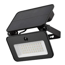 Rabalux TARCAL kültéri szolár lámpa műanyag, üveg, fekete, fehér, LED, 6W, 1000lm, 3000K-4000K-6500K, IP65 - 77159