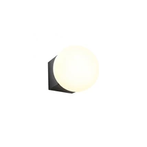 Redo BILIA fali lámpa fém, üveg, fekete, fehér, LED, 3000K, 5W, 330lm - 01-2603