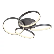 Redo ESPIRAL mennyezet lámpa fém, műanyag, fekete, fehér, LED, 3000K, 64W, 4380lm - 01-2683