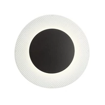 Redo TATOO fali lámpa fém, műanyag, fekete, fehér, LED, 3000K, 14W, 785lm - 01-2689