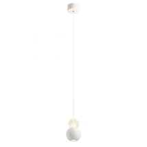 Redo AOBA függeszték fém, akril, fehér, LED, 3000K, 8W, 518lm - 01-2692