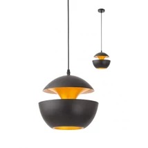 Redo LAMPU függeszték fém, fekete, arany, E27 - 01-2712