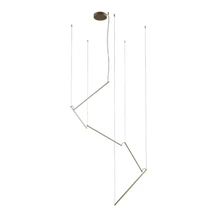 Redo STICK függeszték fém, réz, LED, 3000K, 48W, 3252lm - 01-2800
