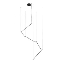 Redo STICK függeszték fém, fekete, LED, 3000K, 48W, 3252lm - 01-2801