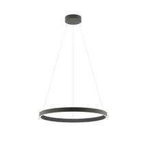 Redo FEBE függeszték fém, műanyag, fekete, fehér, LED, 4000K, 37W, 2214lm - 01-2868
