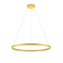Redo FEBE függeszték fém, műanyag, arany, fehér, LED, 4000K, 50W, 3400lm - 01-2872