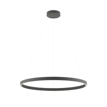 Redo FEBE függeszték fém, műanyag, fekete, fehér, LED, 4000K, 50W, 2992lm - 01-2874