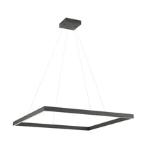 Redo FEBE függeszték fém, műanyag, fekete, fehér, LED, 3000K, 50W, 2828lm - 01-2909