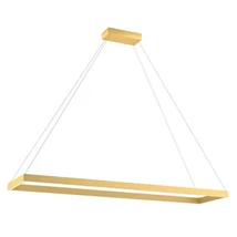 Redo FEBE függeszték fém, műanyag, arany, fehér, LED, 3000K, 50W, 3250lm - 01-2925