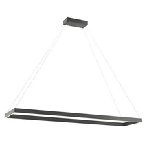 Redo FEBE függeszték fém, műanyag, fekete, fehér, LED, 4000K, 50W, 3011lm - 01-2928