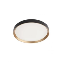 Redo CASTER mennyezeti lámpa műanyag, fekete, arany, LED, 45W, 3088lm, 4000K - 01-2970