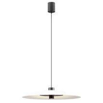 Redo LARS függeszték fém, fekete, fehér, LED, 3000K, 14W+10W, 1310lm - 01-3018