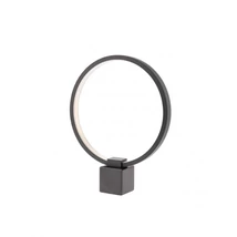 Redo ADO asztali lámpa fém, műanyag, fekete, fehér, LED, 12W, 500lm, 3000K - 01-3060