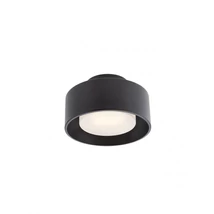 Redo PUNKT mennyezeti lámpa fém, akril, fekete, opál, LED, 6W, 374lm, 3000K - 01-3098