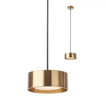 Redo PUNKT függeszték fém, akril, sárgaréz, opál, LED, 6W, 374lm, 3000K - 01-3100