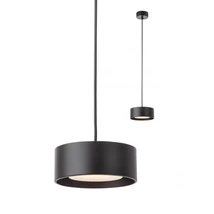 Redo PUNKT függeszték fém, akril, fekete, opál, LED, 6W, 374lm, 3000K - 01-3101