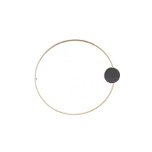Redo ATOM fali lámpa fém, fekete, réz, LED, 20W, 1641lm, 3000K - 01-3103