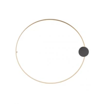 Redo ATOM fali lámpa fém, fekete, réz, LED, 23W, 1858lm, 3000K - 01-3104
