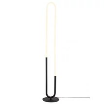 Redo LATIUM állólámpa fém, akril, fekete, opál, LED, 20W, 1420lm, 3000K - 01-3188