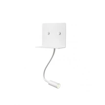 Redo MOKA fali lámpa fém, fehér, LED, 6W + 3W, 320lm + 142lm, 3000K - 01-3210