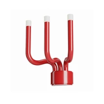Redo LUXOR fali lámpa fém, műanyag, piros, fehér, LED, 3000K, 12W, 1063lm - 01-3226