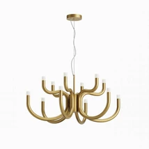 Redo LUXOR csillár fém, műanyag, arany, fehér, LED, 3000K, 54W, 4605lm - 01-3228