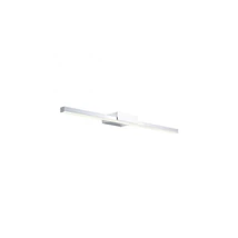 Redo ASTON fürdőszobai fali lámpa fém, műanyag, króm, fehér, LED, 3000K-4000K, 12W, 1015lm, IP44 - 01-3269