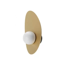 Redo CODY fali lámpa fém, üveg, arany, fekete, fehér, LED, 3000K, 11W, 655lm - 01-3287
