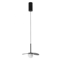 Redo CODY függeszték fém, üveg, fekete, fehér, LED, 3000K, 11W, 655lm - 01-3289