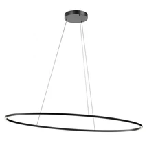 Redo LEO függeszték fém, műanyag, fekete, fehér, LED, 3000K-4000K, 65W, 4344lm - 01-3299