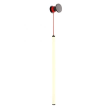 Redo SWING fali lámpa fém, műanyag, textil, fekete, piros, LED, 3000K-4000K, 16W, 1783lm - 01-3304