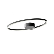 Redo LEO mennyezet lámpa fém, műanyag, fekete, fehér, LED, 3000K-4000K, 29W, 1501lm - 01-3334