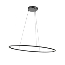 Redo LEO függeszték fém, műanyag, fekete, fehér, LED, 3000K-4000K, 43W, 2916lm - 01-3339