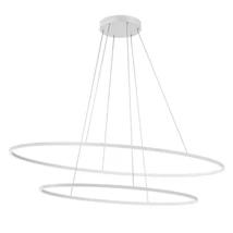 Redo LEO függeszték fém, műanyag, fehér, LED, 3000K-4000K, 108W, 6974lm - 01-3342