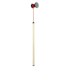 Redo SWING fali lámpa fém, műanyag, textil, fekete, piros, LED, 3000K-4000K, 16W, 1783lm - 01-3364