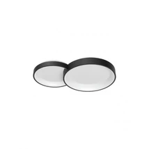 Redo COMBI mennyezeti lámpa fém, akril, fekete, opál, LED, 50W, 4248lm, 3000K-4000K-6000K - 01-3372