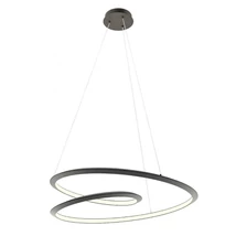 Redo STORM függeszték fém, műanyag, fekete, fehér, LED, 3000K-4000K-6000K, 72W, 5715lm - 01-3381