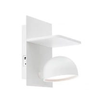 Redo SEIBI fali lámpa fém, fehér, LED, 7W, 537lm, 3000K - 01-3491