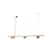 Redo MODI függeszték fém, fekete, arany, GU10 - 01-3518